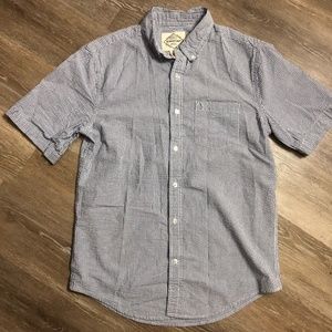 Mens Short Sleeve Button-Up